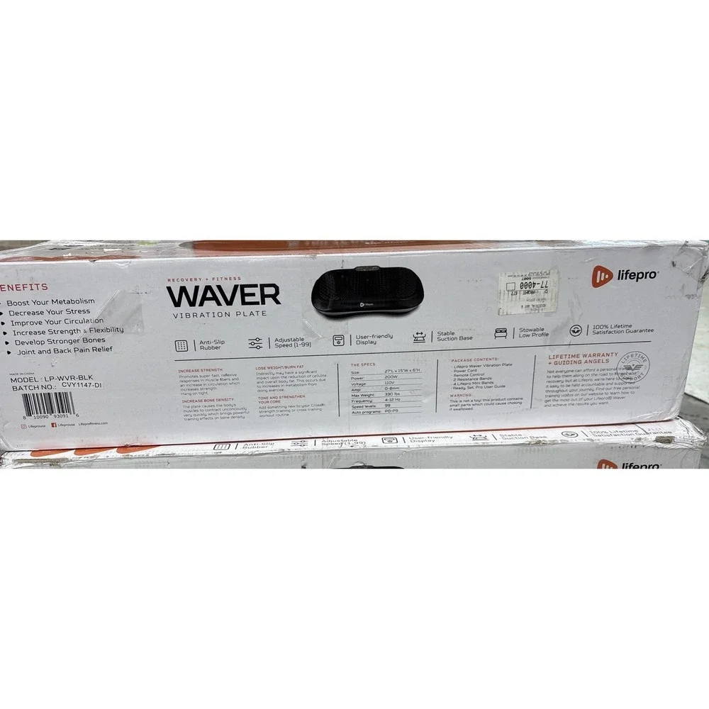 LifePro Waver Vibration Plate Exercise Machine w Remote